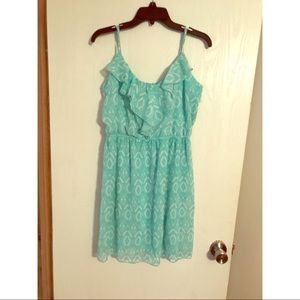 Teal dress. Worn once.